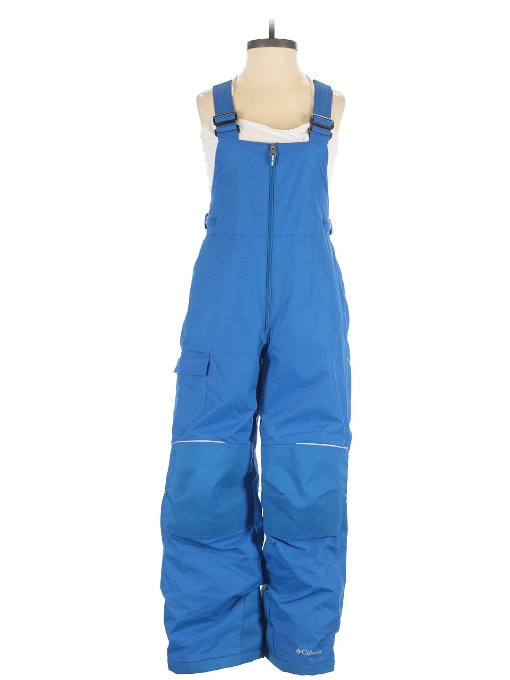 Kids 10-12 Columbia Royal Blue Insulated Bib Snow Pants